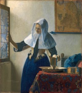 Молодая женщина с кувшином воды 1660—1662 г.