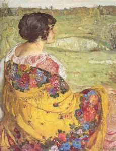 Портрет Любови Макаровны Бродской 1913 г.