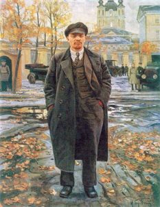 В. Ленин в Смольном 1930 г.